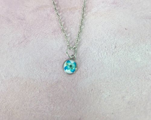 Extra Small Real Dried Elderflower Necklace