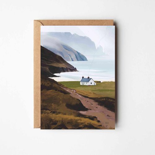 Kearvaig Bothy Greeting Card