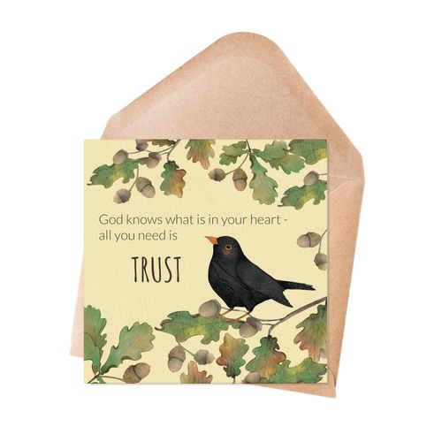 Trust Greeting card - Encouragement Card