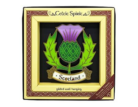 Celtic Spirit Scottish Thistle Plaque