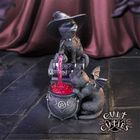 Cult Cuties Malpuss and Purrah Curious Cauldron 18.5cm