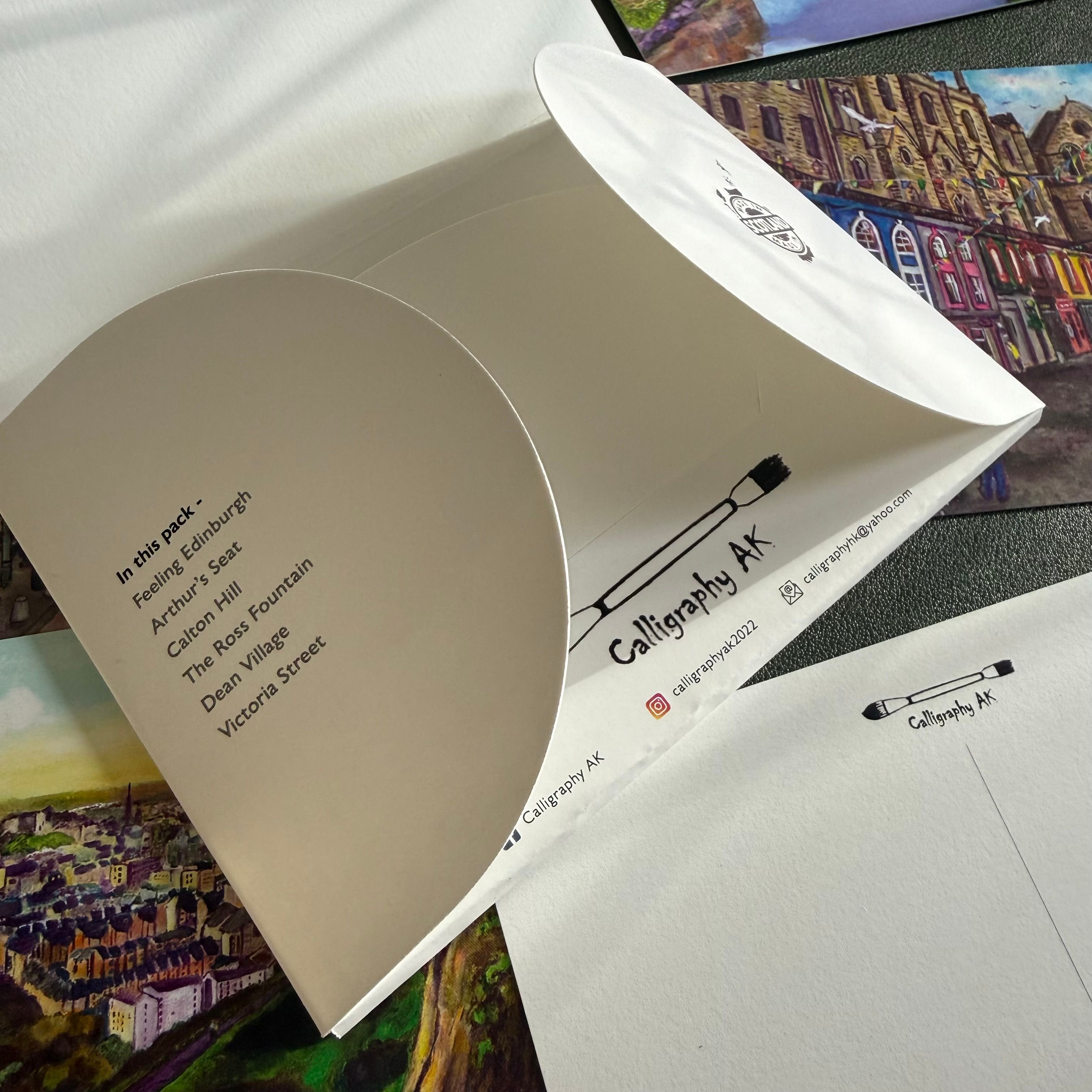 Edinburgh Postcard Pack