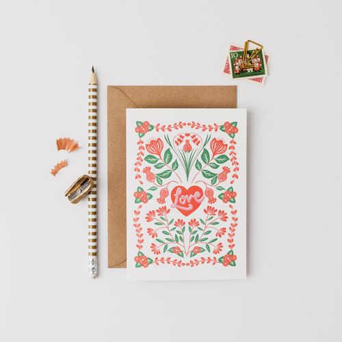 LOVE in Colour - Valentines Card