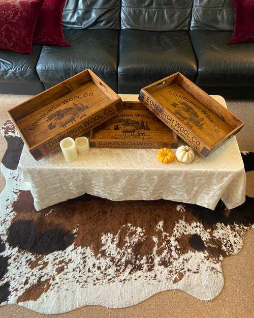 Wooden Tray Set 3