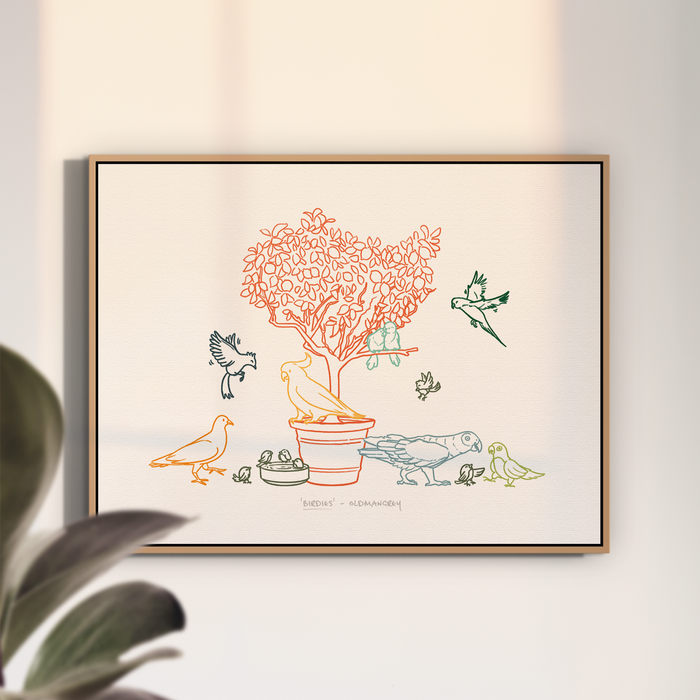 Print - A3 - Birdies