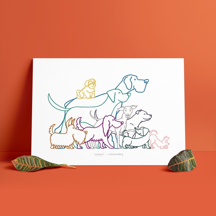 Print - A3 - Walkies