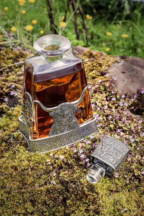 Highland Coo Decanter
