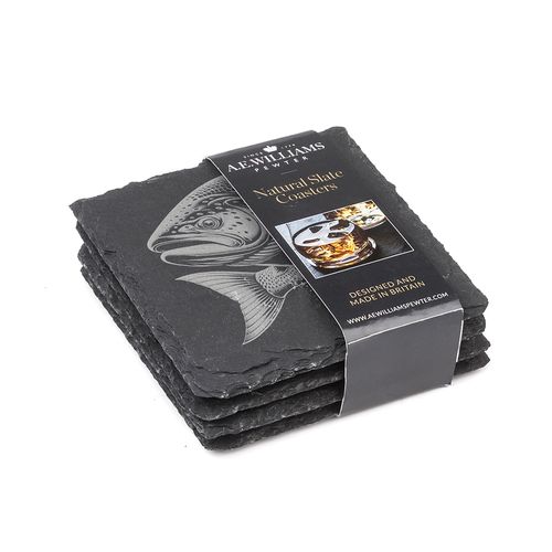 Salmon Slate Coasters