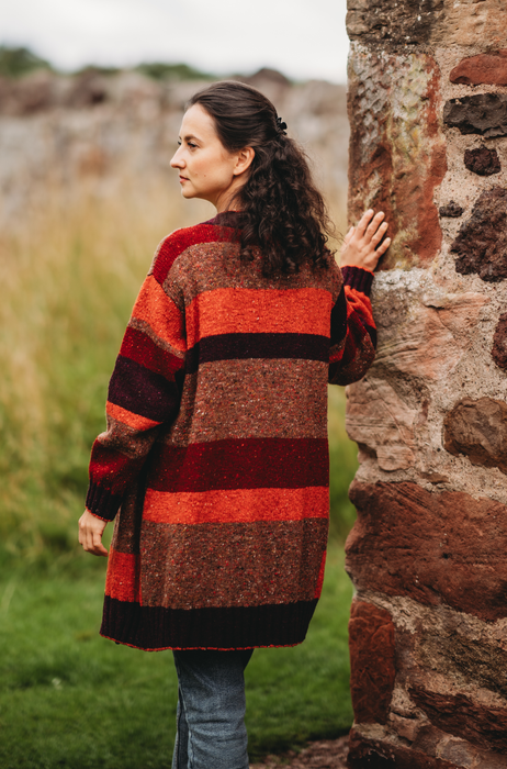 Long Striped Marcia Cardigan