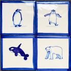 Hand painted delft style tiles, NEW! designs, plus, now in 2 sizes