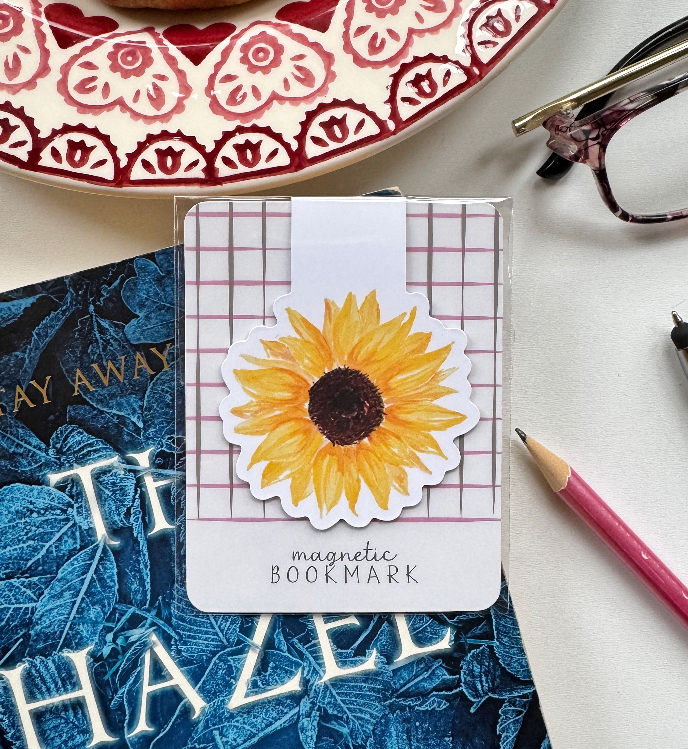 Sunflower Magnetic Bookmark