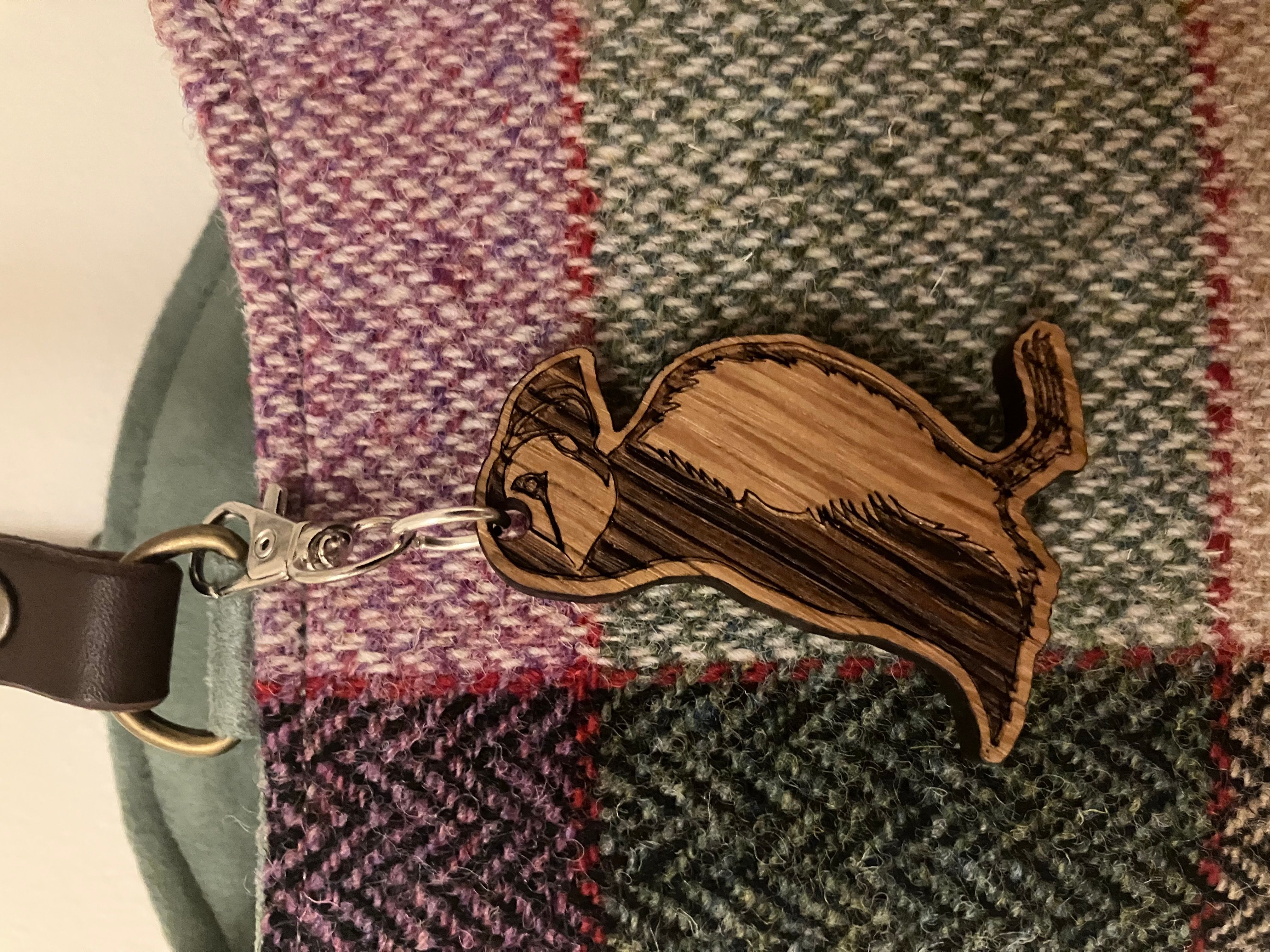 Whisky Barrel Bag Tag