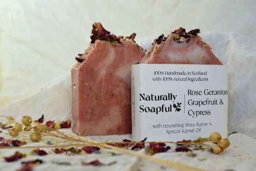 Rose Geranium, Grapefruit & Cypress Soap Bar
