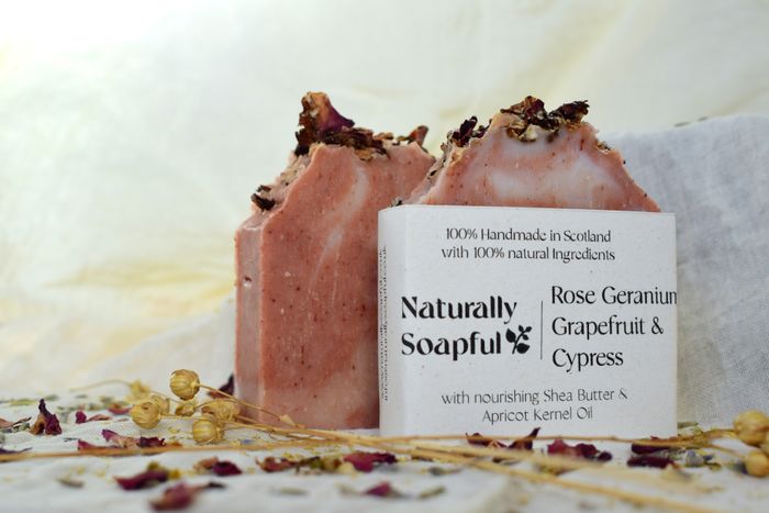 Rose Geranium, Grapefruit & Cypress Soap Bar