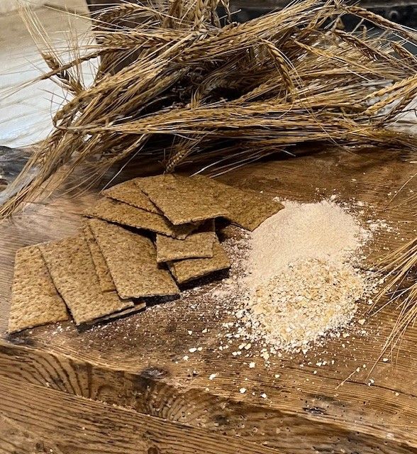 Ancient Beremeal Sourdough crackers
