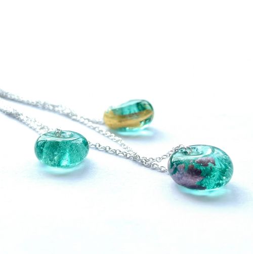 Recycled Whisky Bottle Pendants