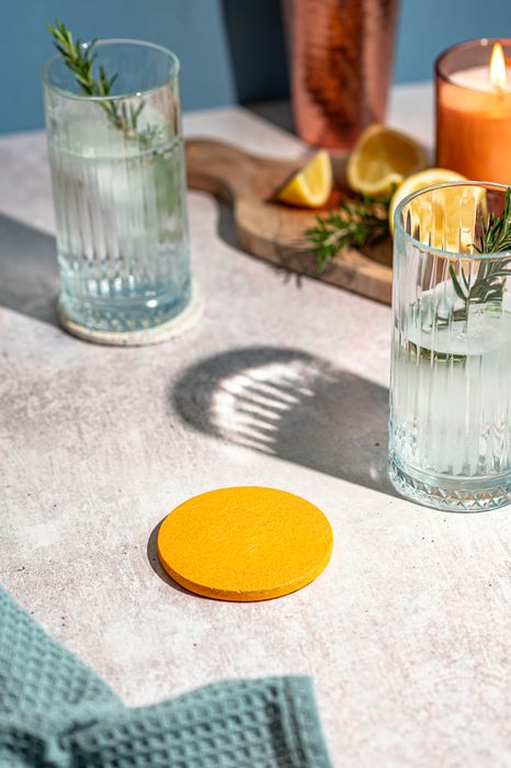 Plain Colour Drinks Coasters