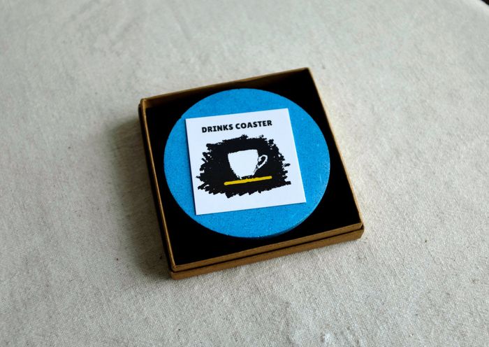 Plain Colour Drinks Coasters