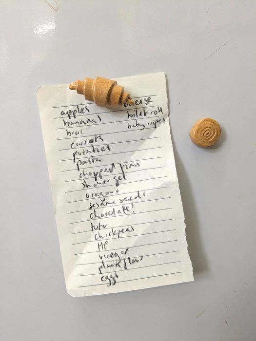 Ceramic Pastry Fridge Magnets & Pin Badges