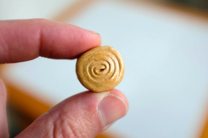 Ceramic Pastry Fridge Magnets & Pin Badges