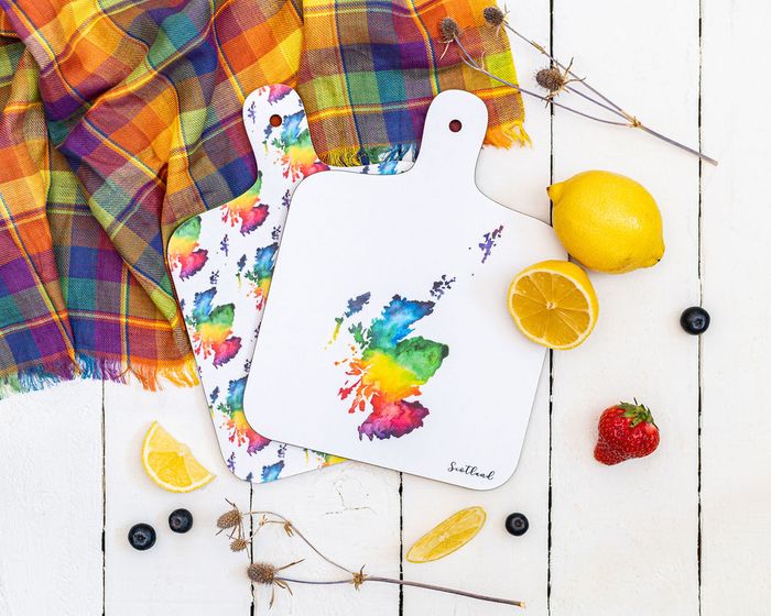 Scotland Watercolour Map