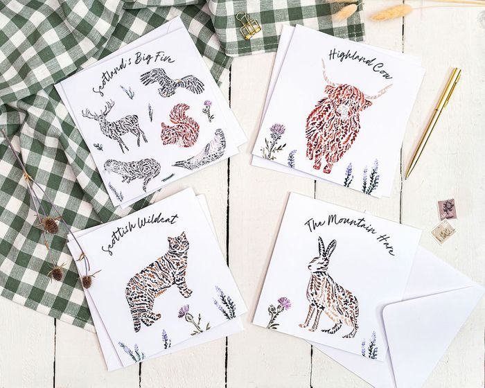 NEW Scottish Wildlife Cards & Magnets