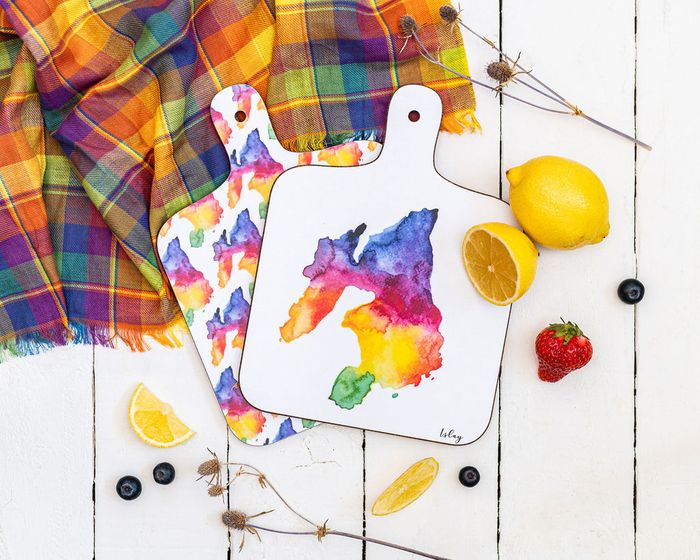 Scottish Islands - Individual Watercolour Maps