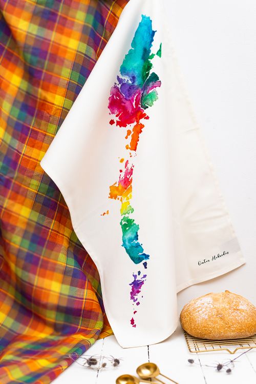 Scottish Islands - Individual Watercolour Maps