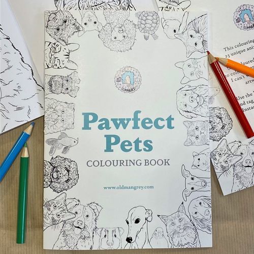 Colouring Book - A5 - Pawfect Pets