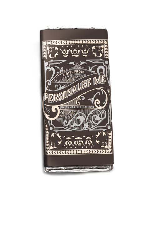Personalised Whisky Bottle Milk Chocolate Bar