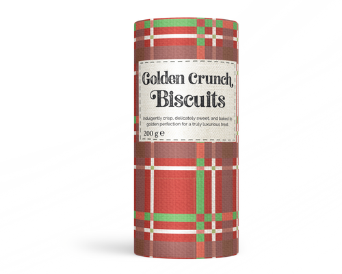 Tartan Pattern Biscuit Drums