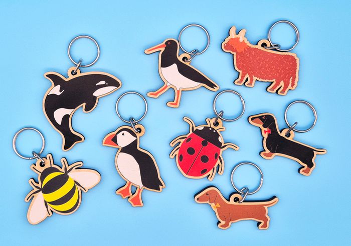 Wooden Keyrings