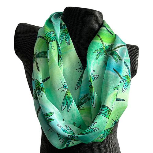 Silk Satin Dragonfly Design