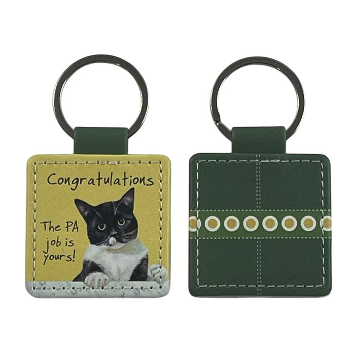 PU SQ Keyrings | New for Spring 26