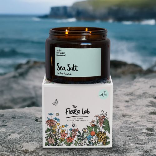 Double Wick Hand Poured Natural-Wax Candles