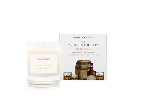 The Argyll and The Isles- Scotch Whisky Candle