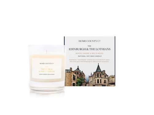 The Edinburgh & The Lothians- Wood Smoke and Wild Moss Candle