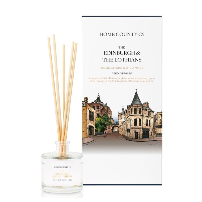 The Edinburgh & The Lothians- Wood Smoke and Wild Moss Reed Diffuser