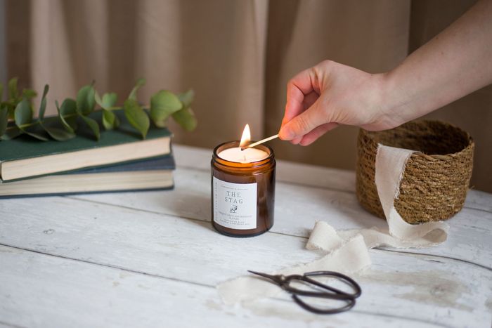 Hand Poured Amber Candles