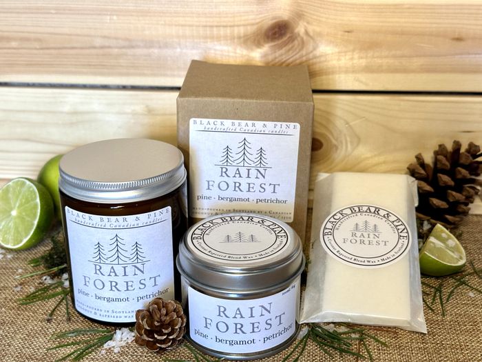 Rain Forest Scented Candles and Wax Melts