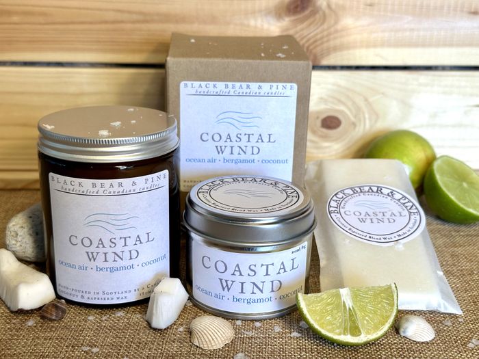 Coastal Wind Scented Candles and Wax Melts