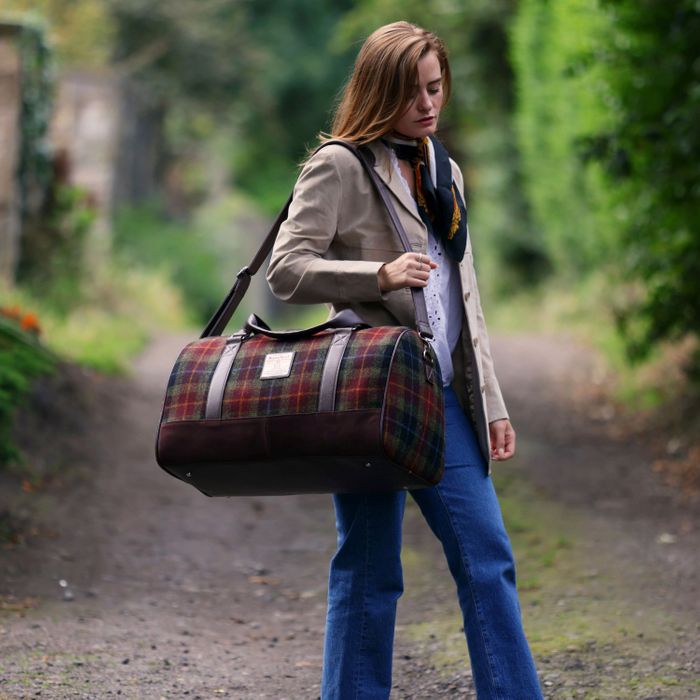 Harris Tweed 'Clyde' Overnight Bag