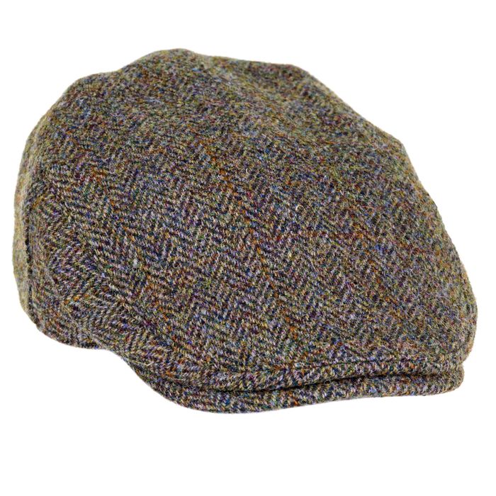 Highland Harris Tweed Flat Cap