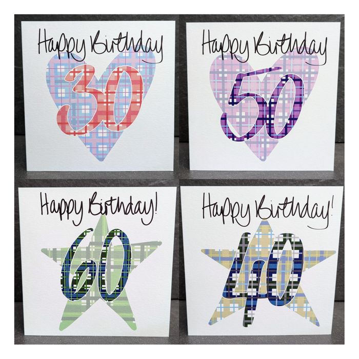 Scottish Age and Birthday Card Designs