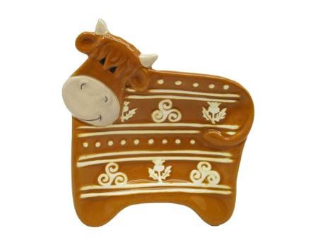 Highland Cow Teabag Holder