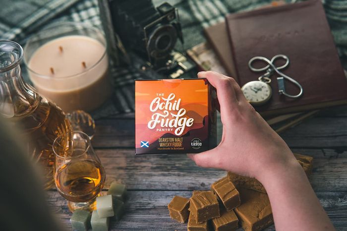 Deanston Malt Whisky Fudge Gift Cube