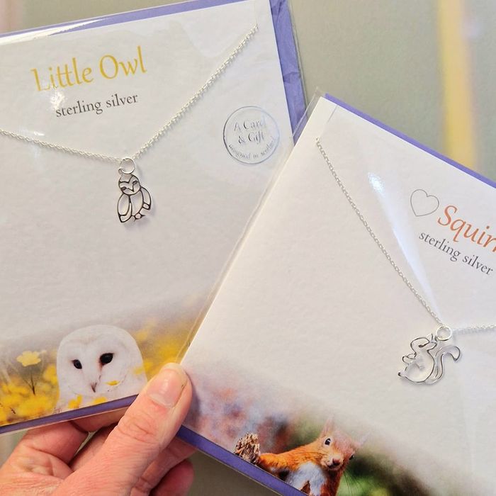 Scottish Wildlife Jewellery Cards