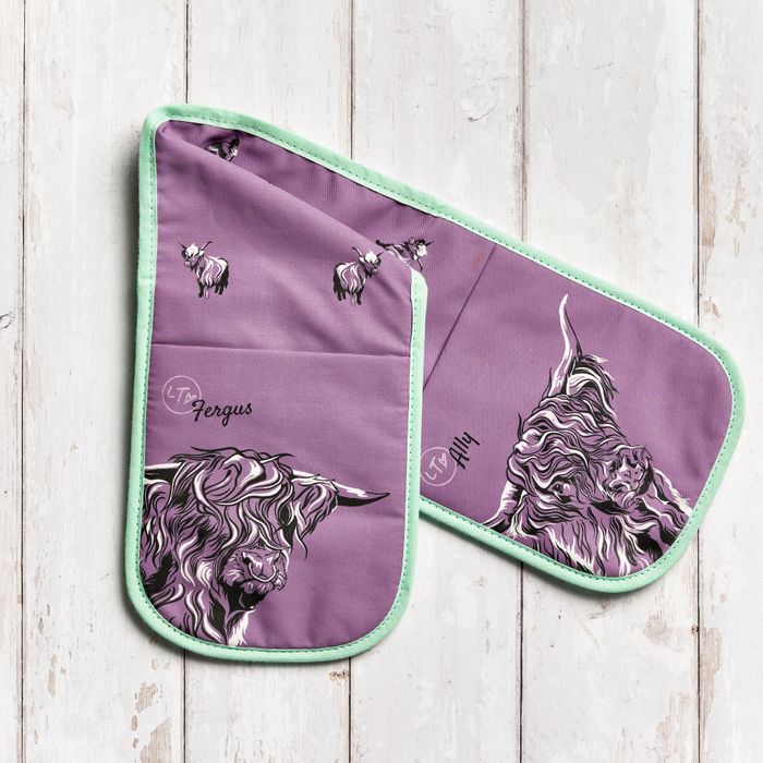 Cow Oven Gloves