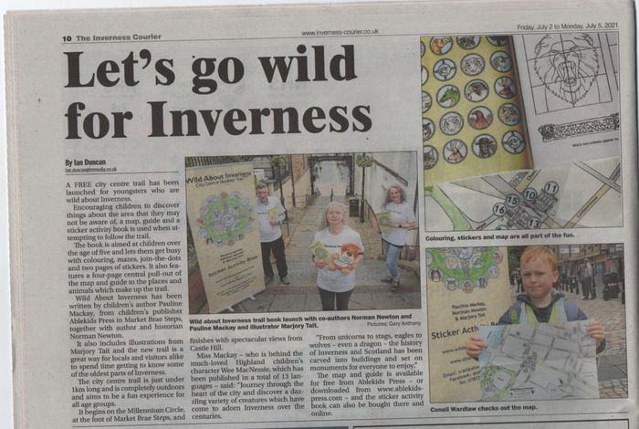 Wild About Inverness Sticker Activity Book