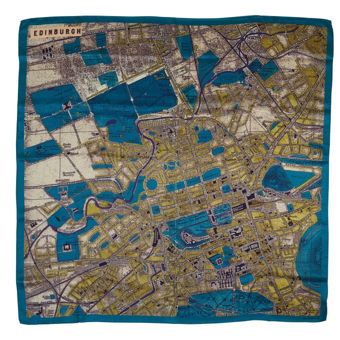 City on Cloth Map Scarves